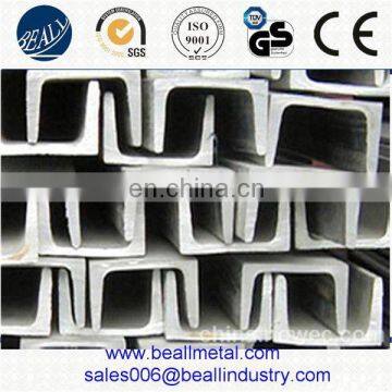Inox 316L Cold-rolled Stainless Steel u Profile Channel Steel for Bridge Building