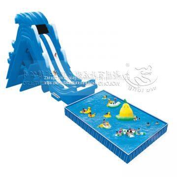 Outdoor Commercial Amazing big Inflatable Water Slide For Adult