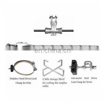 ADSS/OPGW tension suspension down lead clamp fitting set assembly