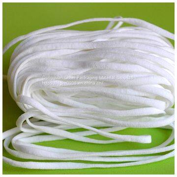 Round Type Elastic Earloop for Nonwoven Face Mask