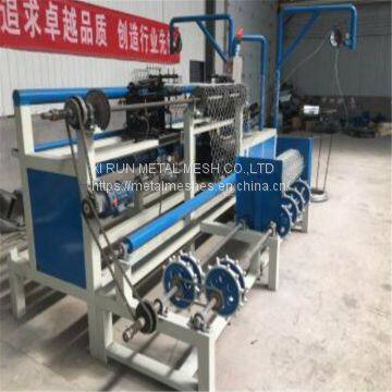 High Speed 250m2/ hour Iron Fully Automatic Chain Link Machine For 2-6m Width