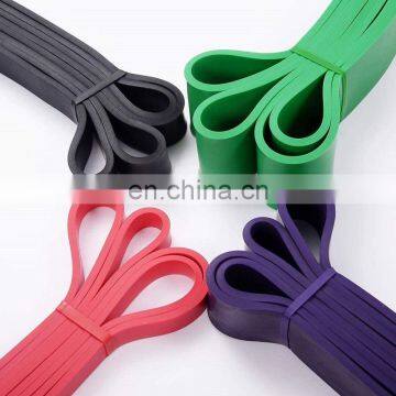 Non Slip Custom Logo Hip Resistance Bands Multi Colors Circle Elastic Band Fitness Exercise Latex Elastic Band