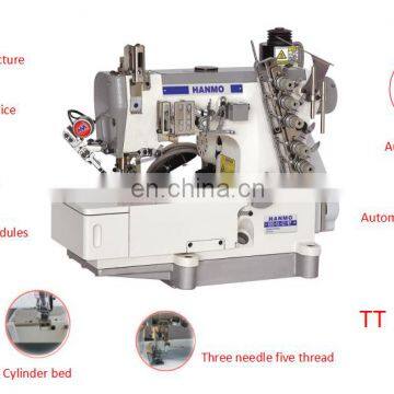 HM600-01-ST-WP HIGH-SPEED CYLINDER BED PNEUMATIC INTERLOCK SEWING MACHINE WITH AUTO-TRIMMER WITH AUTO-THREAD WIPE photo-2