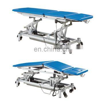 Hot sale adjustable electric physiotherapy treatment bed