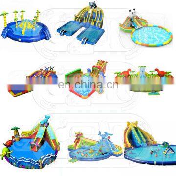 Tropical China Commercial Inflatable Water Park for Sale