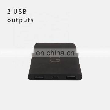 Type-C Interface 5000mah Customizable Logo Ultra-thin Power Bank