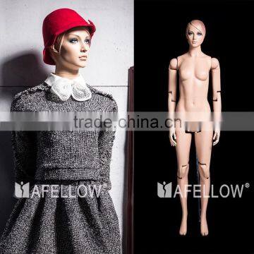 Realistic full body movable female mannequins for show clothing                        
                                                Quality Choice