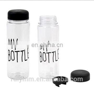 juice drinking plastic my bottle 500ml Logo customized