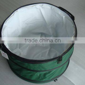 folding pop-up cooler bucket PEVA inside without lid