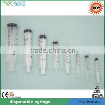 PE disposable syringe