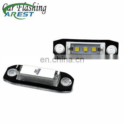 2Pcs Canbus LED License Plate Light for Volvo S80 XC90 S40 V60 XC60 S60 C70 V50 XC70 V70 White Car-Styling Number Lamp