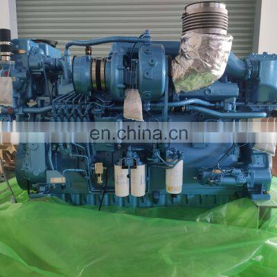 Toburcharged 6M26C550-18 Water Cooled 405kw(550hp) Weichai Diesel Motor photo-2