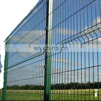 Hot Sale Powder Coated 3D Curved Welded Garden Gates Fence Waterproof Custom Metal