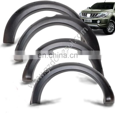 Dongsui High Quality ABS Black Wheel Flares Fender Flare for Hilux Vigo revo dmax np300