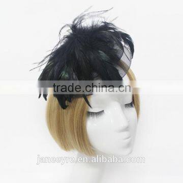 Wholesale Chuch/Races Feather Fascinator Hat Hair Accessory photo-2