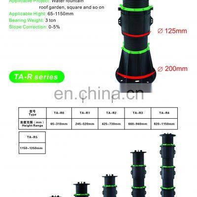 JNZ Adjustable Floor Plastic Pedestal for Decking Raised Flooring