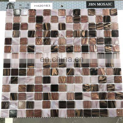 nice quality colorful  stainless hot glass floor shower kitchen bathroom mosaics