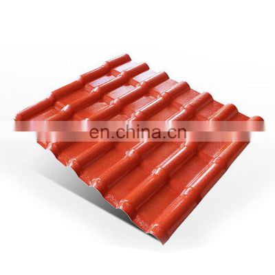 Mexico hot sale teja de termoacustica pvc /anti-corrosive upvc plastic roof sheet for farm house