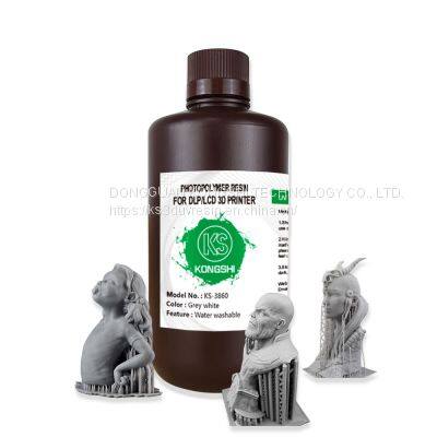 Water Washable KS-3860 UV Resin used for making models Photosensitive resin Suitable for 3D printers