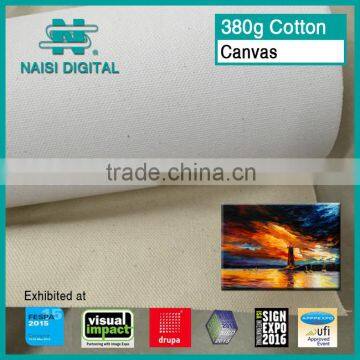 380gsm Wholesale Inkjet cotton Canvas Roll