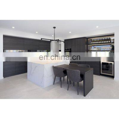2021 Foshan Manufacturer Cheap Laminated Modern Custom Kitchen Cabinet