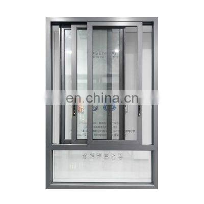 Australian Luxury Large Aluminum Alloy Thermal Break Exterior Slding Window With Guard
