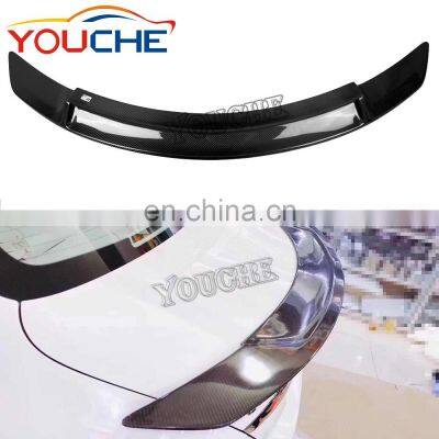 RT style carbon fiber rear trunk wings spoiler for Mercedes Benz E class W213 4 door sedan 2016+