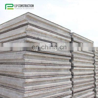 EPS Cement Sandwich Panel / Soundproof Fireproof Interior Lightweight Partition Wall Board photo-2