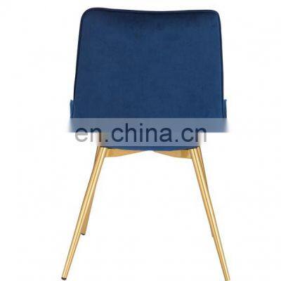 Modern Velvet Dining Chair Hot Selling Restaurant Chair With Gold Leg photo-5