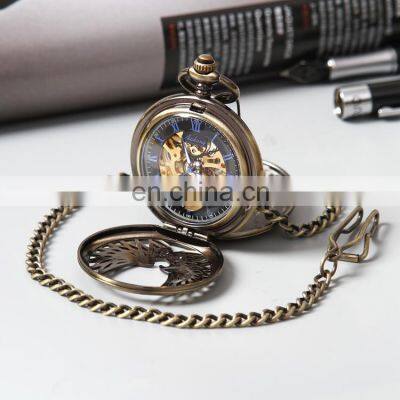 GOHUOS Luxury Hand Winding Mechanical Pocket Watches for Men Private Label Mechanical Watch photo-3