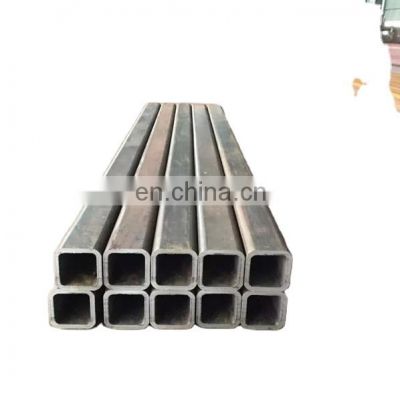 China supply low carbon black steel hot dip galvanized coating square tube rectangular  pipe