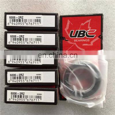 Deep groove ball bearing 6006-2RS UBC bearing 6006