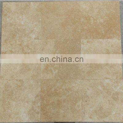 Premium Customized Wholesale Classic Beige Travertine Tile Honed and Filled Made in Turkey CEM-FH-01-24