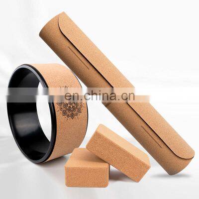 Customised Non-Slip Private Label Personalized Exercise Cork Big Fitness Travel Folding Eco TPE Yoga Mat photo-4