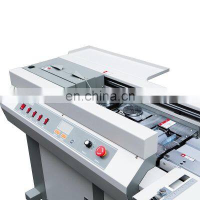 High Quality Book Soft Cover Side Glue Hot Melt Glue Binding Machine for Printing Shop Use photo-4