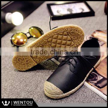 Newest Wholesale Leather Espadrille Sneaker