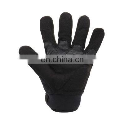 High Quality Black Impact Sports Riding Racing Motorcycle Gloves photo-5