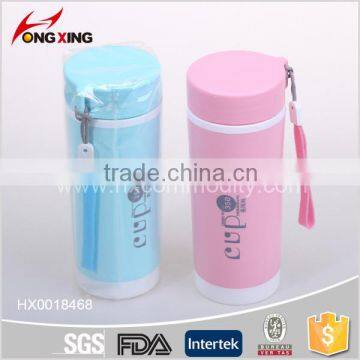 hot sale colorful sport Plastic water bottles with handle/infuse