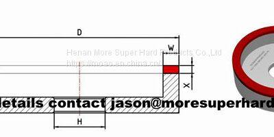 6A2 Resin Bond Diamond Grinding Wheel for Carbide photo-5