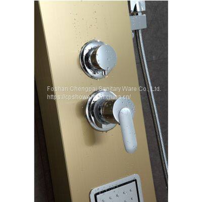 Shower Panel With Body Jet Hanheld Shower Head Stainless Steel Sanitary Shower System photo-4
