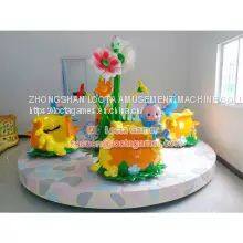 Guangdong Zhongshan Tai Le Play Children Indoor and Outdoor Small and Medium-sized Rotating Rotating Revolution Coffee Cup Whirling Honey Pot Small Bee Classic Amusement Equipment photo-4
