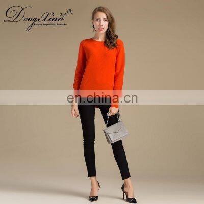 Popular Knitted Plus Size Crew Neck Pure Cashmere 2021 Sweater Womens photo-4
