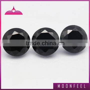 black spinel faceted beads jewelry wholesale