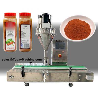 Semi Automatic Detergent Powder Auger Filler Washing Powder Filling Machine