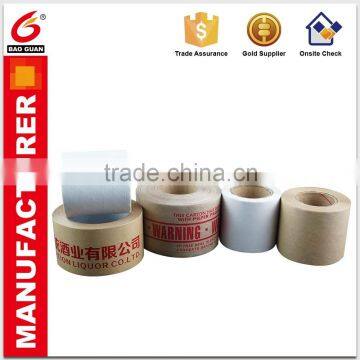 High Tensile reinforced gummed Carton Sealing packaging kraft paper tape