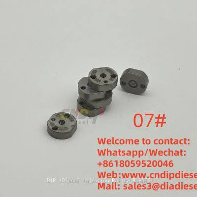 Diesel fuel Valve plate common rail Control Valve Plate 07# for Denso
