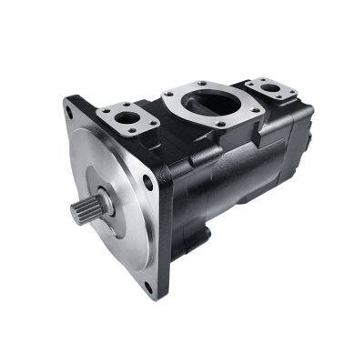 Hydraulic Double Pump T6EE-042/045/050/052/062/066/072/085-042/045/050/052/062/066/072/085-1R00-A100 High Pressure Oil Pump photo-3