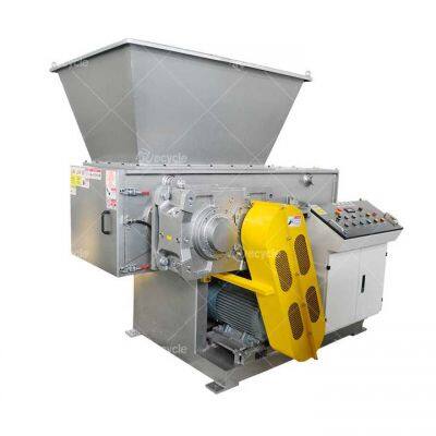 Plastic Blue Barrel, Pallets, Plates Hard Plastic and Films, Bags, Foil Plastic Single Shaft Shredder Machines photo-2