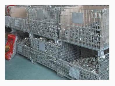 Warehouse Zinc Galvanized Wire Mesh Container for Logistics