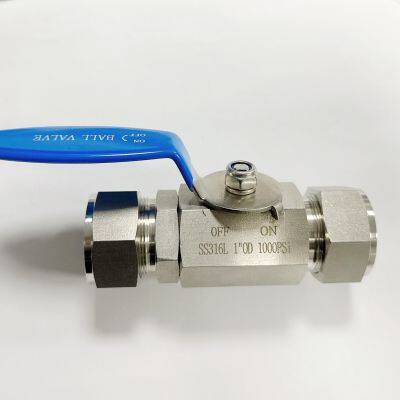 Precision Double Ferrule Needle Valve With Fine Flow Control for Laboratory Equipment photo-5